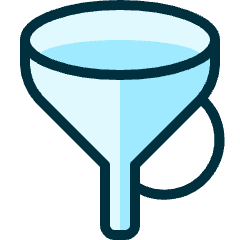 Filter Icon from Ultimate Duotone Set