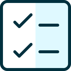 Checklist Icon from Ultimate Duotone Set
