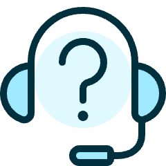 Headphones Customer Support Question Icon from Ultimate Duotone Set