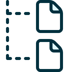 Hierarchy Files Icon from Ultimate Duotone Set