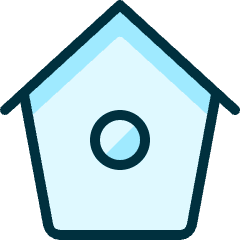 Bird House Icon from Ultimate Duotone Set
