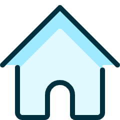 House 1 Icon from Ultimate Duotone Set