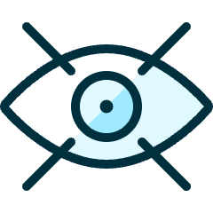 Iris Scan Icon from Ultimate Duotone Set