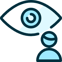 Iris Scan User Icon from Ultimate Duotone Set