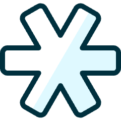 Keyboard Asterisk 2 Icon from Ultimate Duotone Set