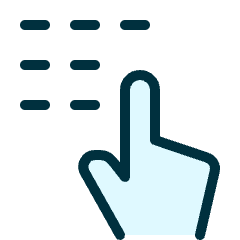 Dial Finger Icon from Ultimate Duotone Set