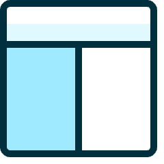Layout 4 Icon from Ultimate Duotone Set