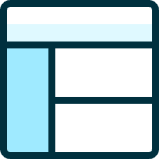 Layout 5 Icon from Ultimate Duotone Set
