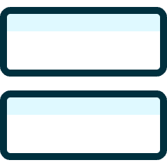 Layout Agenda Icon from Ultimate Duotone Set