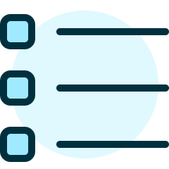 List Bullets 1 Icon from Ultimate Duotone Set