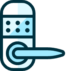 Door Password Lock Icon from Ultimate Duotone Set