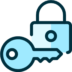 Key Lock 1 Icon from Ultimate Duotone Set