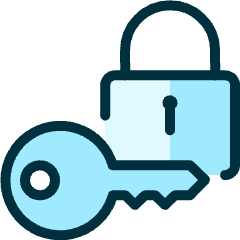 Key Lock Icon from Ultimate Duotone Set