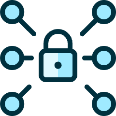 Lock Network Icon from Ultimate Duotone Set