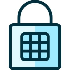 Lock Password Icon from Ultimate Duotone Set