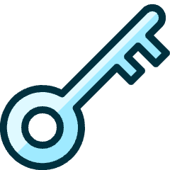 Login Key 1 Icon from Ultimate Duotone Set
