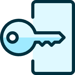 Login Key 2 Icon from Ultimate Duotone Set