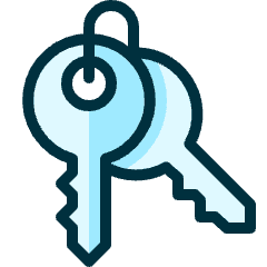 Login Keys Icon from Ultimate Duotone Set