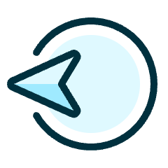 Cursor Move Left Icon from Ultimate Duotone Set