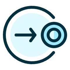 Cursor Move Target Right Icon from Ultimate Duotone Set