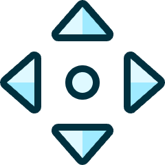 Direction Button 2 Icon from Ultimate Duotone Set