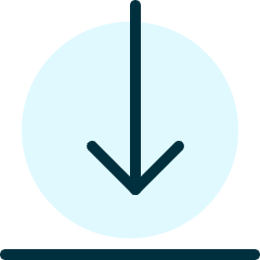 Move Down 1 Icon from Ultimate Duotone Set