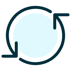 Button Refresh Arrows Icon from Ultimate Duotone Set