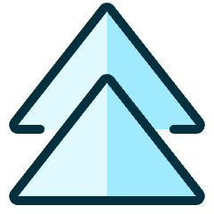 Navigation Arrows Up 1 Icon from Ultimate Duotone Set