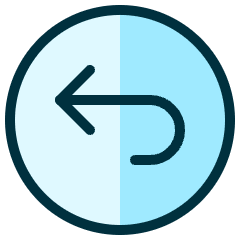 Navigation Left Circle 1 Icon from Ultimate Duotone Set