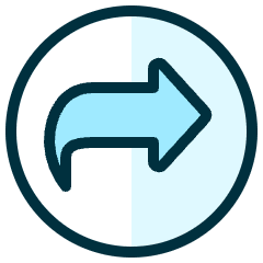 Navigation Right Circle 2 Icon from Ultimate Duotone Set