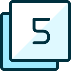 Paginate Filter 5 Icon from Ultimate Duotone Set