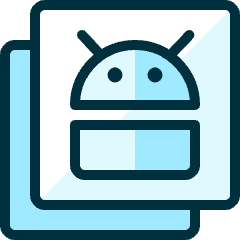 Paginate Filter Android Icon from Ultimate Duotone Set