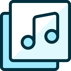 Paginate Filter Music Icon from Ultimate Duotone Set