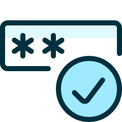 Password Approved 1 Icon from Ultimate Duotone Set