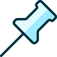 Pin Icon from Ultimate Duotone Set