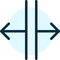 Expand Horizontal Left Right Icon from Ultimate Duotone Set