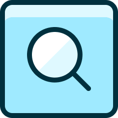 Search Square Icon from Ultimate Duotone Set