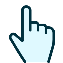 Cursor Hand 1 Icon from Ultimate Duotone Set
