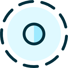 Cursor Select Circle 1 Icon from Ultimate Duotone Set