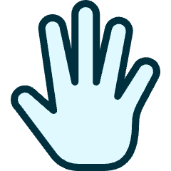 Hand Expand Icon from Ultimate Duotone Set
