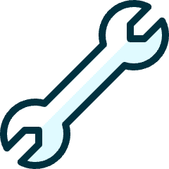 Wrench 1 Icon from Ultimate Duotone Set