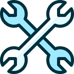 Wrench Double Icon from Ultimate Duotone Set