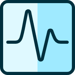 Graph Stats Square Icon from Ultimate Duotone Set
