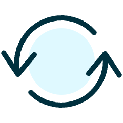 Synchronize Arrows 1 Icon from Ultimate Duotone Set