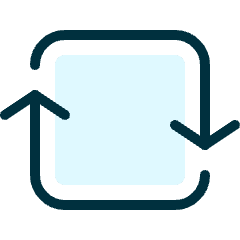 Synchronize Arrows Square 2 Icon from Ultimate Duotone Set