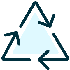 Synchronize Arrows Triangle Icon from Ultimate Duotone Set