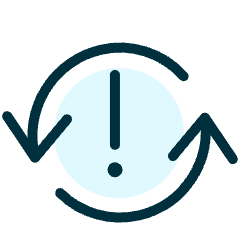 Synchronize Arrows Warning Icon from Ultimate Duotone Set