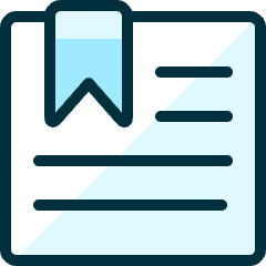 Bookmarks Document Icon from Ultimate Duotone Set