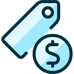 Tags Cash Icon from Ultimate Duotone Set