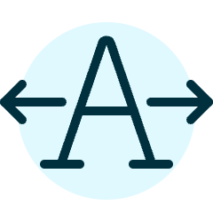Font Expand Horizontal Icon from Ultimate Duotone Set